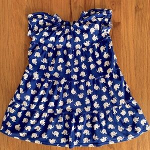 🎉 Host pick 🎉 Blue and white elephant dress